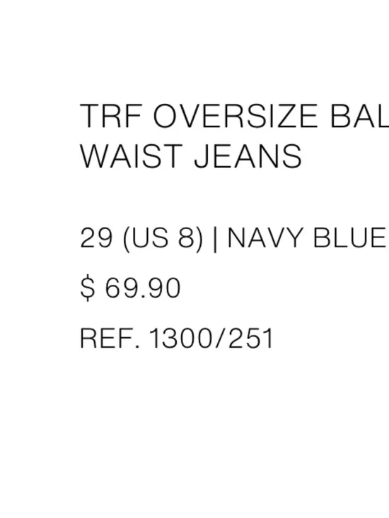 Zara balloon jeans - Picture 2 of 2